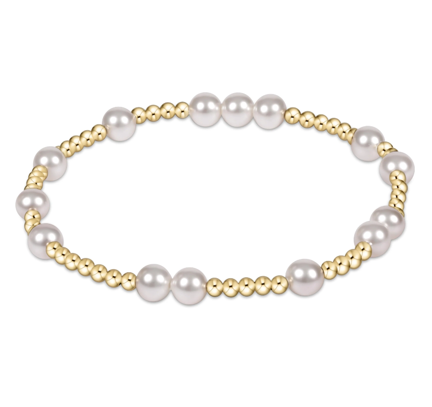 ENewton Hope Unwritten 6mm Bead Bracelet - Pearl
