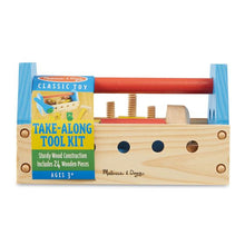 Load image into Gallery viewer, Take-Along Tool Kit Wooden Toy