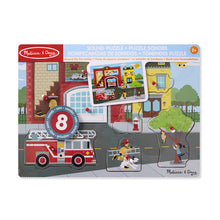 Load image into Gallery viewer, Around the Fire Station Sound Puzzle