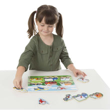 Load image into Gallery viewer, Vehicles Peg Puzzle - 8 Pieces