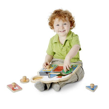 Load image into Gallery viewer, JUMBO KNOB PUZZLE - FIRST SHAPES