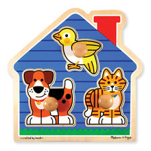 Load image into Gallery viewer, JUMBO KNOB PUZZLE - HOUSE PETS