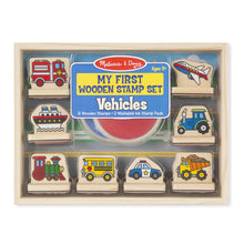 Load image into Gallery viewer, MY FIRST WOODEN STAMP SET-VEHICLES