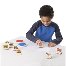 Load image into Gallery viewer, MY FIRST WOODEN STAMP SET-VEHICLES