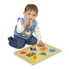 Load image into Gallery viewer, JUMBO KNOB PUZZLE - GEOMETRIC SHAPES
