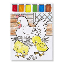 Load image into Gallery viewer, Farm Animals Paint with Water Kids' Art Pad
