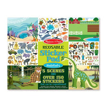 Load image into Gallery viewer, REUSABLE STICKER PAD - HABITATS