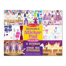 Load image into Gallery viewer, REUSABLE STICKER PAD - DRESS UP