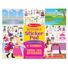 Load image into Gallery viewer, REUSABLE STICKER PAD - PRINCESS CASTLE