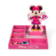 Load image into Gallery viewer, Minnie Wooden Magnetic Dress-Up
