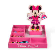 Load image into Gallery viewer, Disney Minnie Wooden Magnetic Dress-Up