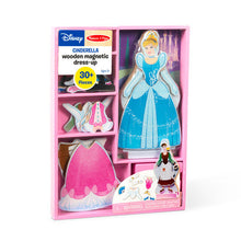 Load image into Gallery viewer, Cinderella Wooden Magnetic Dress-Up