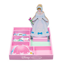 Load image into Gallery viewer, Cinderella Wooden Magnetic Dress-Up
