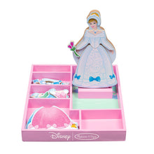 Load image into Gallery viewer, Cinderella Wooden Magnetic Dress-Up