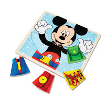 Load image into Gallery viewer, Mickey Mouse Wooden Basic Skills Board
