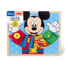Load image into Gallery viewer, Mickey Mouse Wooden Basic Skills Board