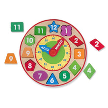 Load image into Gallery viewer, SHAPE SORTING CLOCK