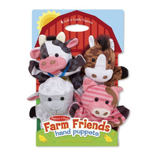 Load image into Gallery viewer, FARM FRIENDS HAND PUPPETS