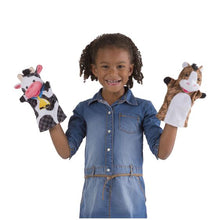 Load image into Gallery viewer, FARM FRIENDS HAND PUPPETS