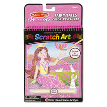 Load image into Gallery viewer, On the Go Scratch Art Color Reveal Pad - Fairy Tales