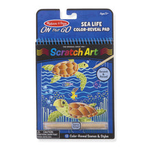 Load image into Gallery viewer, On the Go Scratch Art Color Reveal Pad - Sea Life