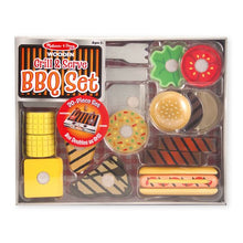 Load image into Gallery viewer, Wooden Grill & Serve BBQ Set