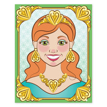 Load image into Gallery viewer, Make-a-Face Sticker Pad - Sparkling Princesses