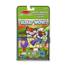 Load image into Gallery viewer, Water Wow! - Wacky Animals Water Reveal Flip Pad - On the Go Travel Activity