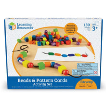 Load image into Gallery viewer, Beads & Pattern Cards Activity Set