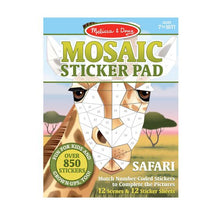 Load image into Gallery viewer, MOSAIC STICKER PAD - SAFARI
