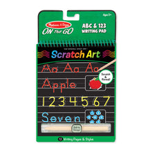 Load image into Gallery viewer, Scratch Art - ABC & 123 Writing Pad