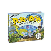 Load image into Gallery viewer, Poke-a-Dot - Dinosaurs A to Z Board Book