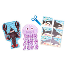 Load image into Gallery viewer, Sea Life Scissor Skills Activity Pad
