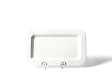 Load image into Gallery viewer, Mini Entertaining Rectangle Platter Happy Everything Base Red Small Dot