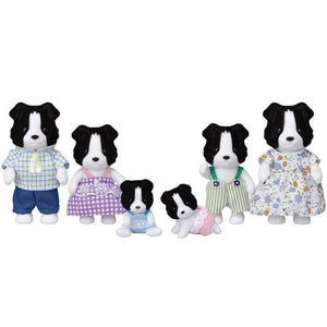 Calico Critters Border Collie Family