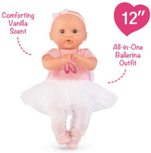 Load image into Gallery viewer, Corolle Mon Premier Bebe Calin Ballerina, Pink/White, 12"