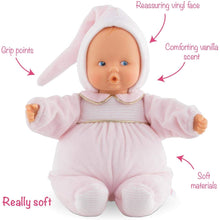 Load image into Gallery viewer, Corolle - Babipouce Sweet Dreams - 11" Soft Body Baby Doll For Ages 0 Months & Up, Pink/White