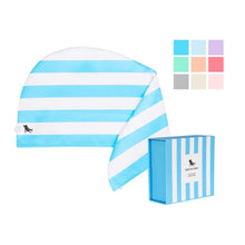 Load image into Gallery viewer, Dock & Bay Quick Dry Hair Towel Lt Blue