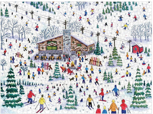 Arres Ski By Michael Storrings 1000pc Puzzle