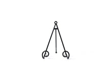 Load image into Gallery viewer, Happy Everything Mini Plate Stand - Black Swirl