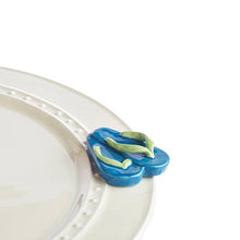 Load image into Gallery viewer, Sunning & Funning Flip Flop Nora Fleming Mini