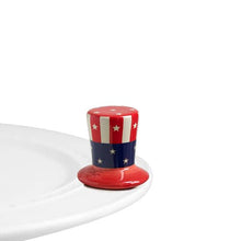 Load image into Gallery viewer, Home of The Free Uncle Sam Hat Nora Fleming Mini