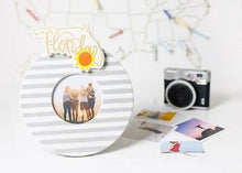 Load image into Gallery viewer, Mini 8.5 Round Frame Happy Everything Base Stone Medium Stripe