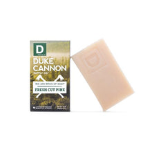 Load image into Gallery viewer, Duke Cannon Fresh Cut Pine Brick Of Soap