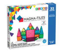 Load image into Gallery viewer, Magna-Tiles Clear Colors 32 Piece Set