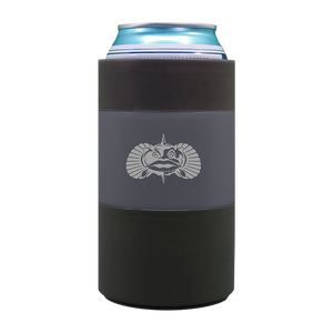 Toadfish Non-tipping Can Cooler - Gray