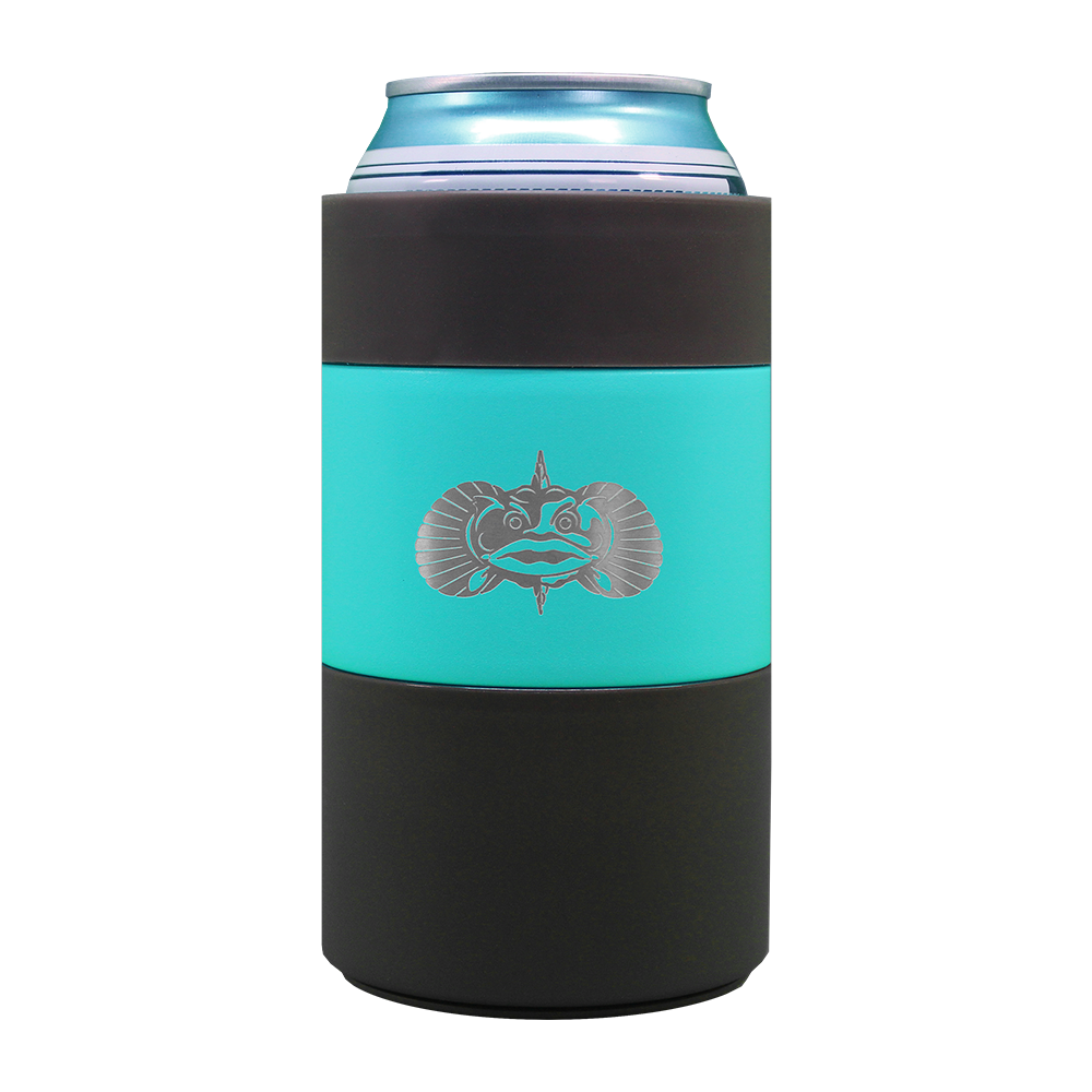 Non Tipping Can Cooler - Teal