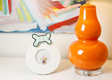 Load image into Gallery viewer, Mini 8.5 Round Frame Happy Everything Base White Medium Stripe