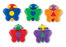 Load image into Gallery viewer, Snap-n-Learn™ Shape Butterflies