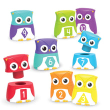 Load image into Gallery viewer, SNAP-N-LEARN RAINBOW OWLS